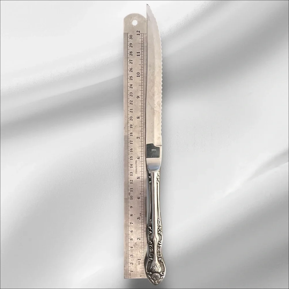 VTG Reed & Barton Candace-Andrea Bread Cake Knife Rebacraft Stainless 13”